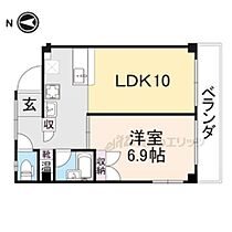 京都府京都市北区大北山原谷乾町（賃貸マンション1LDK・3階・42.68㎡） その2