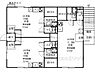 バルコニー：1階平面図