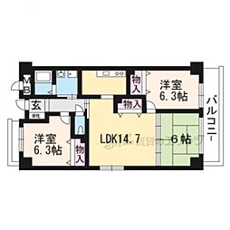 間取図画像 3LDK