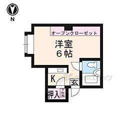 ローバストハウス 1Kの間取図画像