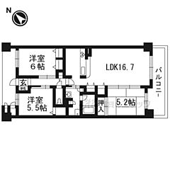 物件の間取り