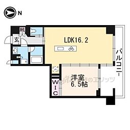 Schilf神宮道 1LDKの間取図画像
