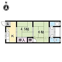 豊栄ハイツ 202 ｜ 京都府京都市西京区樫原六反田（賃貸アパート2K・2階・25.00㎡） その2