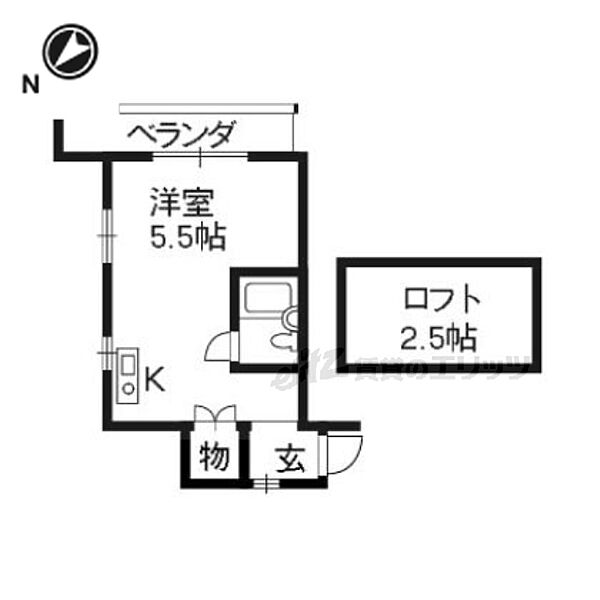 マウンテンヴィレッジ 410｜京都府京都市右京区西京極西向河原町(賃貸マンション1R・4階・16.00㎡)の写真 その2