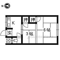 京都府京都市右京区西京極南大入町（賃貸アパート2K・2階・21.76㎡） その2