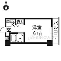 京都府京都市右京区西院東貝川町（賃貸マンション1K・4階・16.20㎡） その2