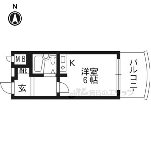 朝日プラザ鴨川 ｜京都府京都市下京区屋形町(賃貸マンション1R・1階・15.25㎡)の写真 その2