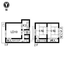 京都府京都市伏見区深草ススハキ町（賃貸一戸建2LDK・1階・50.22㎡） その2