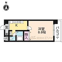 ハウスセゾン四条通 906 ｜ 京都府京都市下京区四条通油小路東入ル傘鉾町（賃貸マンション1K・9階・26.23㎡） その2