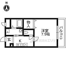 京都府京都市西京区樫原平田町（賃貸マンション1K・2階・24.42㎡） その2