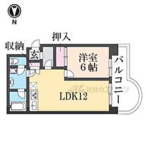 京都府京都市右京区西京極末広町（賃貸マンション1LDK・6階・39.22㎡） その2