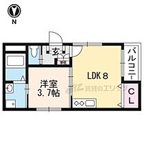 京都府京都市伏見区深草上横縄町（賃貸アパート1DK・3階・30.72㎡） その2