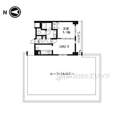 アーバネックス室町 1LDKの間取図画像