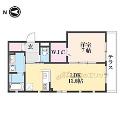 リモーネ 1LDKの間取図画像