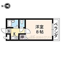 京都府京都市山科区北花山大林町（賃貸マンション1K・3階・19.50㎡） その2