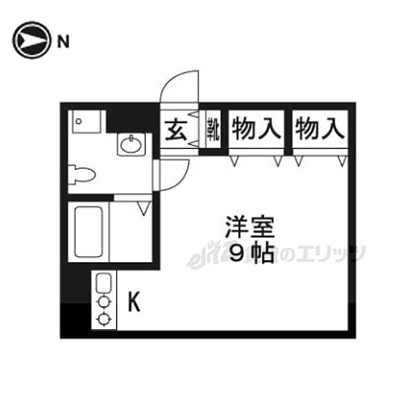 京都府京都市中京区三条通烏丸東入ル梅忠町(賃貸マンション1R・5階・23.37㎡)の写真 その2