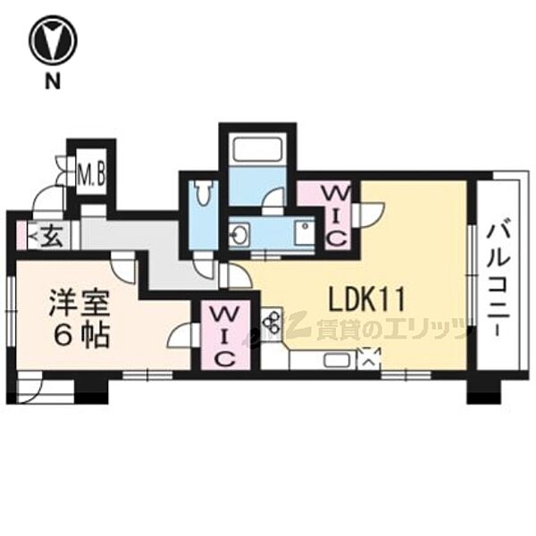 エステムプラザ東山邸 ｜京都府京都市東山区唐戸鼻町(賃貸マンション1LDK・5階・44.79㎡)の写真 その2