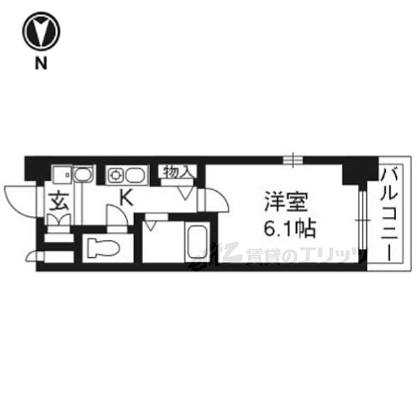 エステムコート京都烏丸II ｜京都府京都市中京区両替町通姉小路下ル龍池町(賃貸マンション1K・8階・18.94㎡)の写真 その2