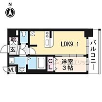 京都府京都市南区東九条西河辺町（賃貸マンション1LDK・2階・30.42㎡） その2