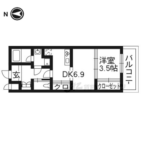 アーバネックス東山三条 406｜京都府京都市東山区東大路三条下る三筋目進之町(賃貸マンション1DK・4階・31.50㎡)の写真 その2