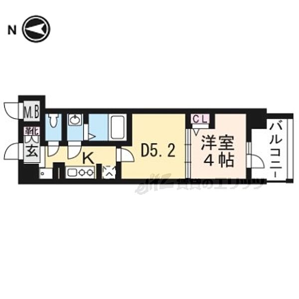 ベラジオ西大路五条 ｜京都府京都市下京区西七条東御前田町(賃貸マンション1DK・6階・29.18㎡)の写真 その2