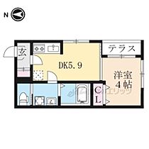 スプランドゥール東九条 101 ｜ 京都府京都市南区東九条西御霊町（賃貸アパート1DK・1階・25.16㎡） その2