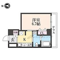 ヴィラ東山本町 102 ｜ 京都府京都市東山区本町４丁目（賃貸マンション1K・1階・23.27㎡） その2