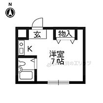 ノーザンライツII 303 ｜ 京都府京都市伏見区深草稲荷中之町（賃貸マンション1R・3階・16.20㎡） その2