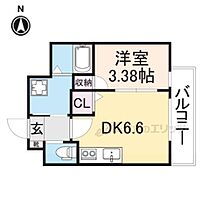 京都府京都市伏見区深草上横縄町（賃貸アパート1DK・2階・25.66㎡） その2