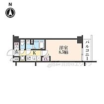 ＳＯＬ　ＣＲＥＳＴ　ＴＡＰＰ　伏見 602 ｜ 京都府京都市伏見区深草西浦町5丁目（賃貸マンション1K・6階・25.52㎡） その2