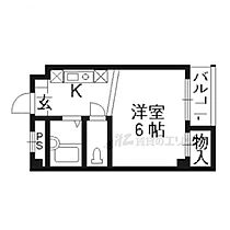 京都府京都市下京区大宮通花屋町下ル大宮（賃貸マンション1K・1階・19.44㎡） その2