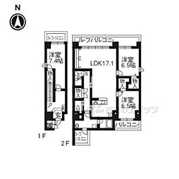 間取図画像 3LDK