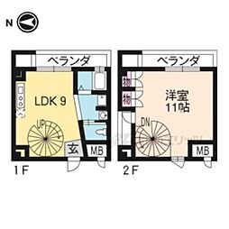 K-Flat 1LDKの間取図画像