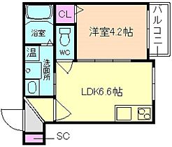 大阪府大阪市旭区千林2丁目（賃貸マンション1DK・1階・27.14㎡） その2