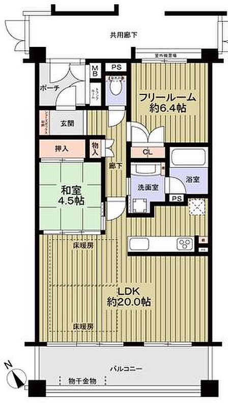 1SLDK 間取り