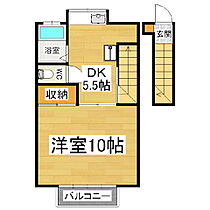 稼ぐ家姫10号  ｜ 長野県松本市大字島内（賃貸アパート1K・2階・33.30㎡） その2