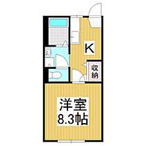 フレグランスマウンテン  ｜ 長野県大町市常盤（賃貸アパート1K・1階・28.45㎡） その2