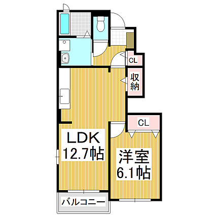 グリシーヌ D_間取り_0