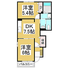 物件の間取り