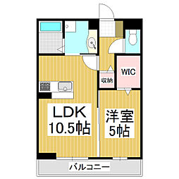 GRAND D-ROOM 村井北 1LDKの間取図画像