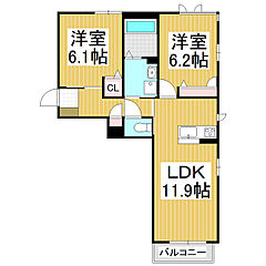 物件の間取り