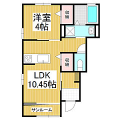 物件の間取り