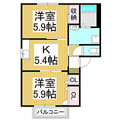 物件の間取り