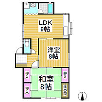 コーポいわさき  ｜ 長野県長野市上松4丁目（賃貸アパート2LDK・1階・60.00㎡） その2