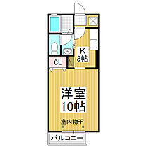 グランドール東和田　B棟  ｜ 長野県長野市大字東和田（賃貸アパート1K・1階・30.27㎡） その2