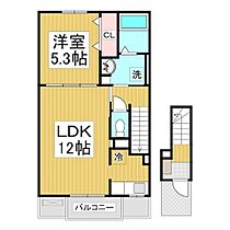 長野県長野市大字稲葉（賃貸アパート1LDK・2階・43.32㎡） その2