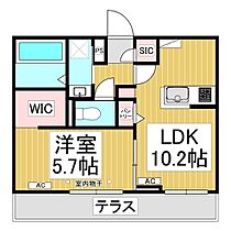 トリシア南俣　ウエスト  ｜ 長野県長野市大字稲葉（賃貸アパート1LDK・1階・40.04㎡） その2