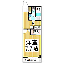 ルート南向　Ｂ棟  ｜ 長野県長野市大字高田（賃貸マンション1K・3階・28.00㎡） その2