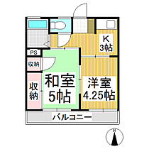 野ハイツ　Ｂ棟  ｜ 長野県長野市豊野町豊野（賃貸アパート2K・1階・29.00㎡） その2