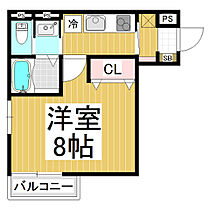 ソラーナ岡田町  ｜ 長野県長野市大字中御所岡田町（賃貸マンション1K・2階・25.29㎡） その2